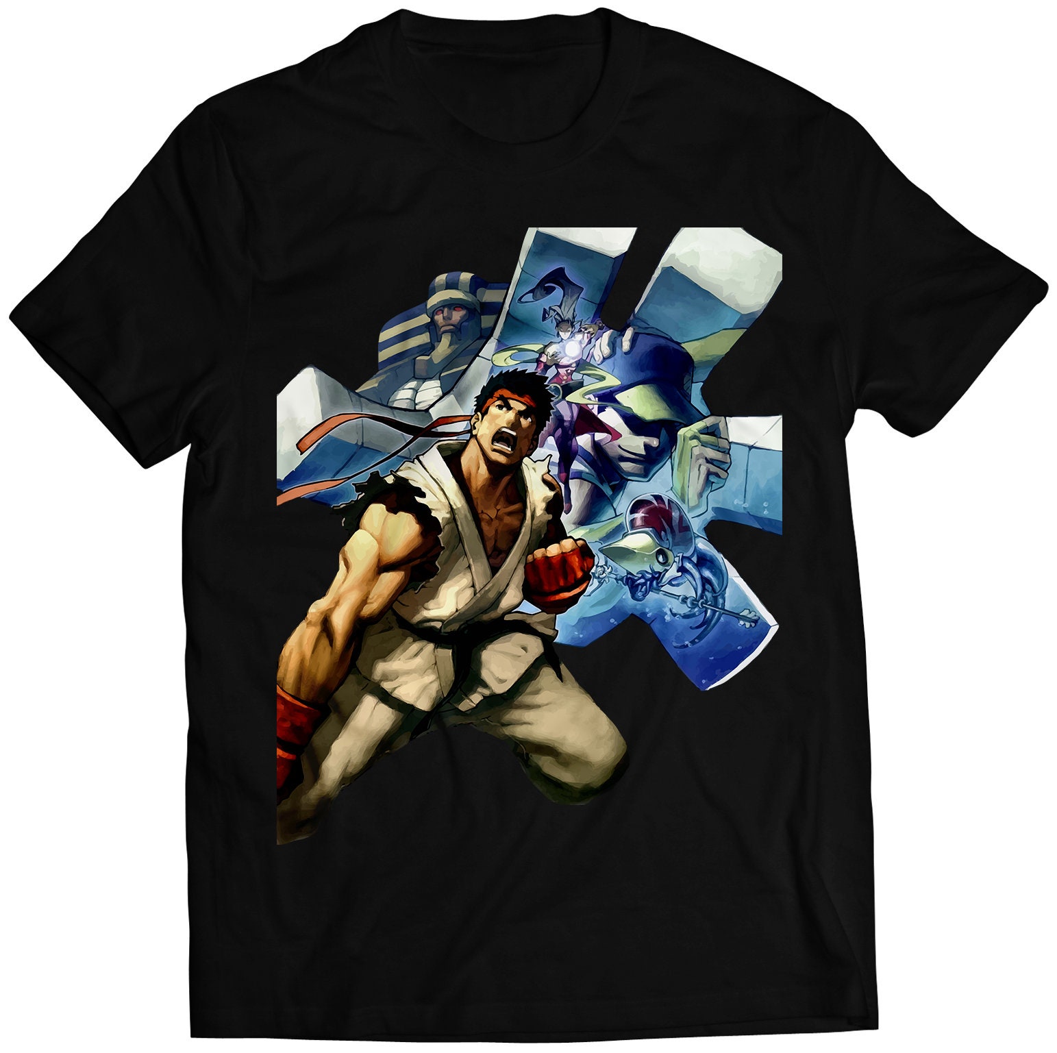 Seltenes Capcom Fighting Jam V1 Premium Unisex T-Shirt | Vektorisiertes Design Seltenes Capcom Fighting Jam V1 Premium Unisex T-Shirt | Vektorisiertes Design von GamingTee