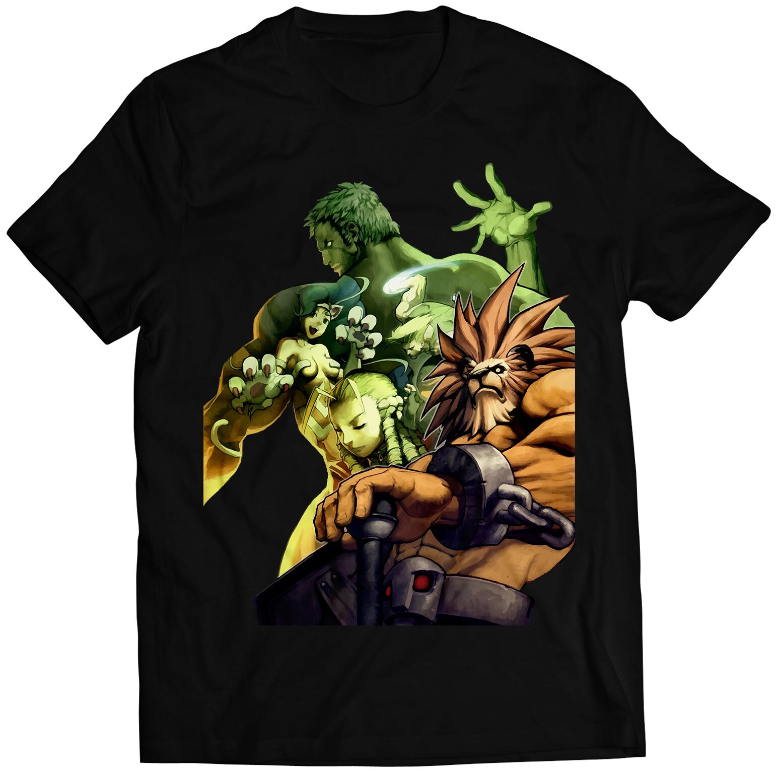Seltenes Capcom Fighting Jam V2 Premium Unisex T-Shirt | Vektorisiertes Design Seltenes Capcom Fighting Jam V2 Premium Unisex T-Shirt | Vektorisiertes Design von GamingTee