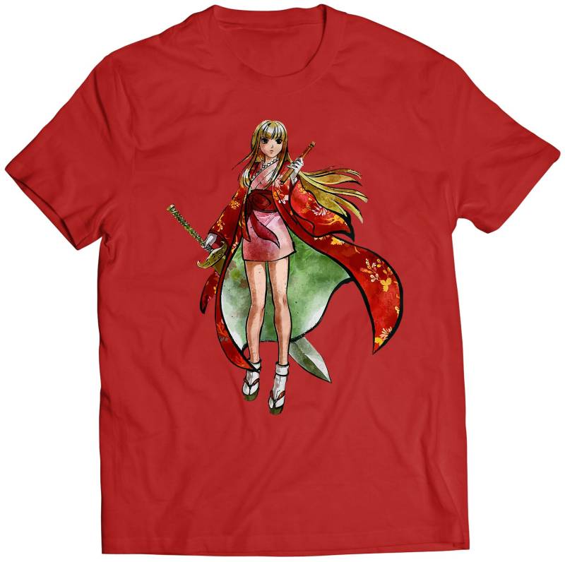 Suzuhime Samurai Sen Premium Unisex T-Shirt | Vektorisiertes Design von GamingTee