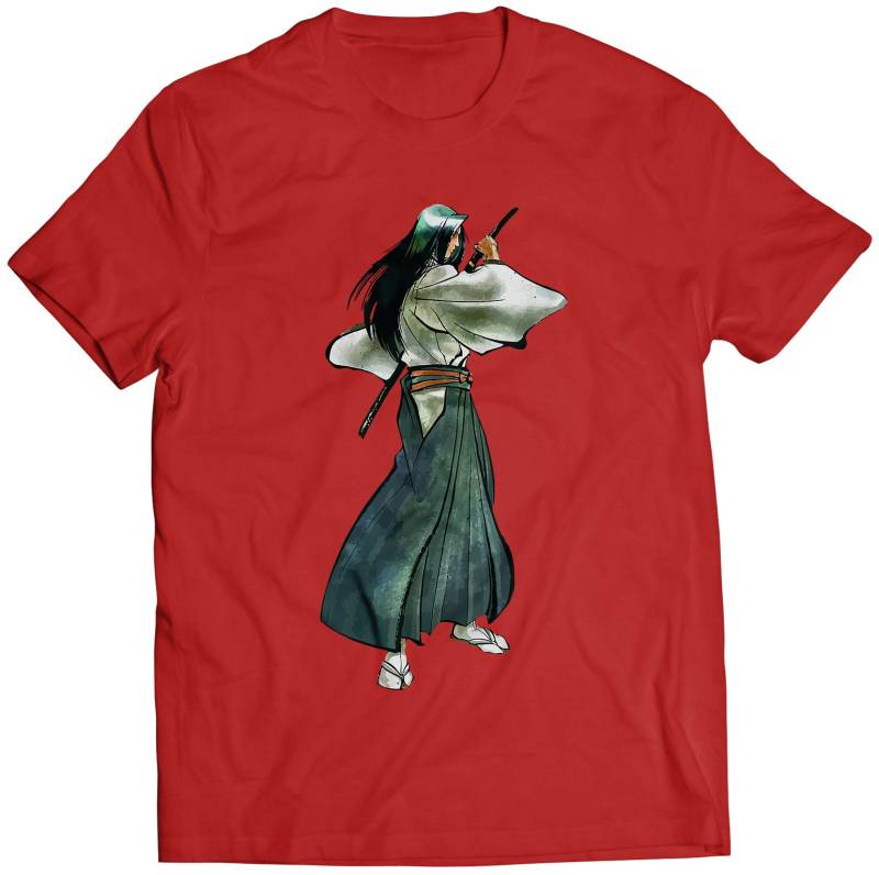 Ukyo Samurai Sen Premium Unisex T-Shirt | Vektorisiertes Design von GamingTee