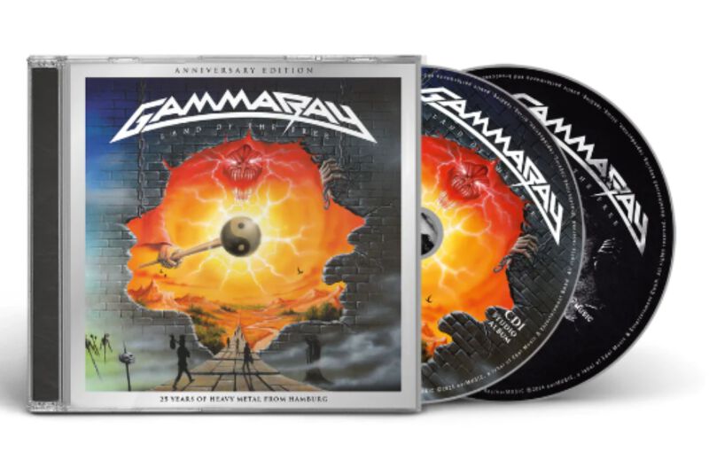 Gamma Ray Land of the free(Anniversary Edition) CD multicolor von Gamma Ray