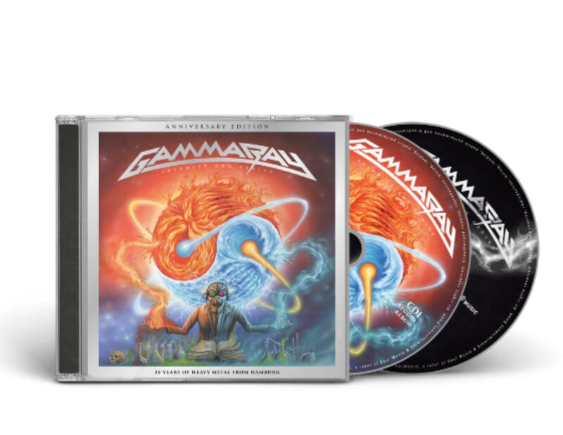 Insanity and genius (Anniversary Edition) von Gamma Ray - 2-CD (Jewelcase, Re-Release) von Gamma Ray