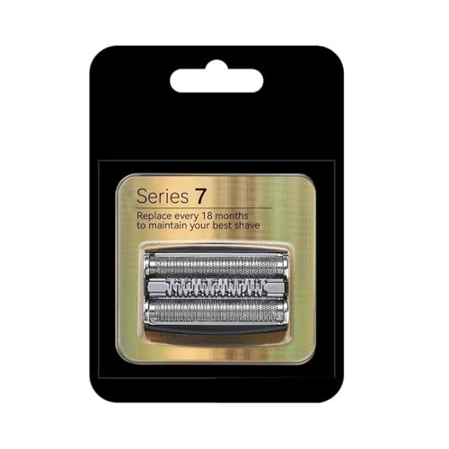 Ersatzscherkopffolie und -klinge for Elektrorasierer, kompatibel mit Braun, Series 7 Shaver 70B 70S, Ersatzscherköpfe for Elektrorasierer(Black) von GammeC