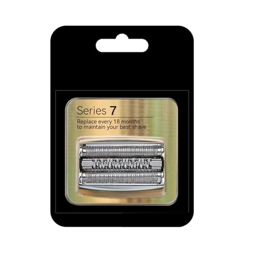 Ersatzscherkopffolie und -klinge for Elektrorasierer, kompatibel mit Braun, Series 7 Shaver 70B 70S, Ersatzscherköpfe for Elektrorasierer(Silvery) von GammeC