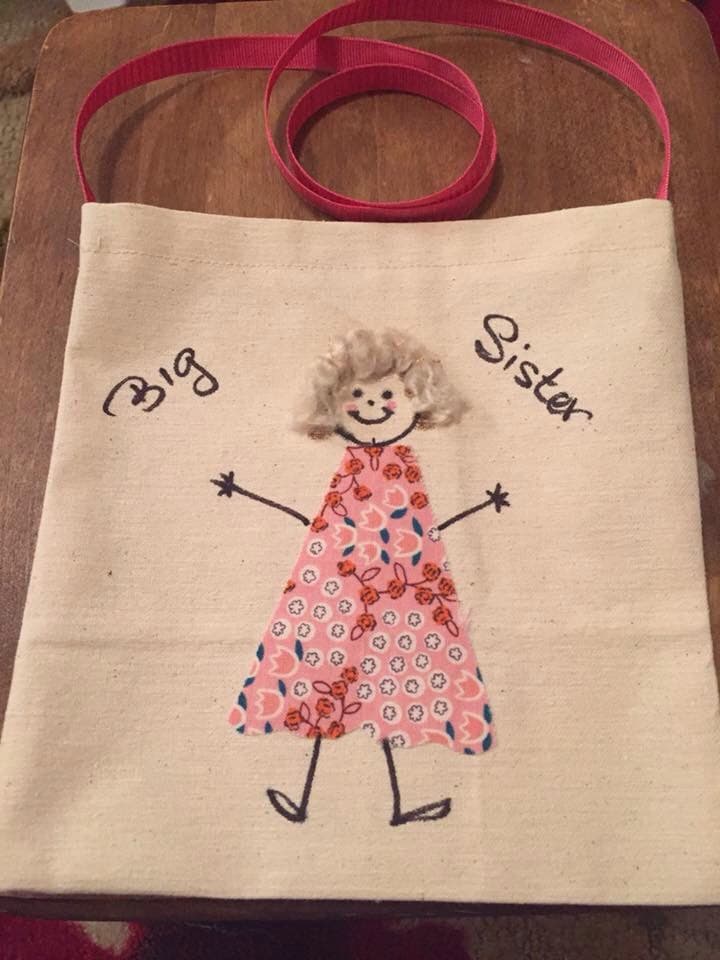 Große Schwester/Bruder Krankenhaus Umtriebige Tasche Große Schwester/Bruder Krankenhaus Umtriebige Tasche von GammysCloset
