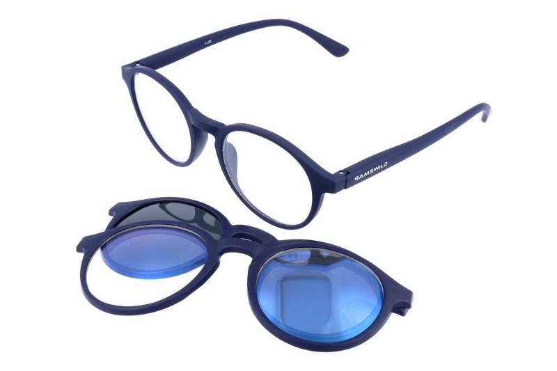 Gamswild Lesebrille Gamswild +1,0 +1,5 +2,0 +2,5 dpt (3 in 1) Lesebrille + Clip PC, Brille (Blaulichtfilter) + Clip für Sonnenbrillenaufsatz von Gamswild