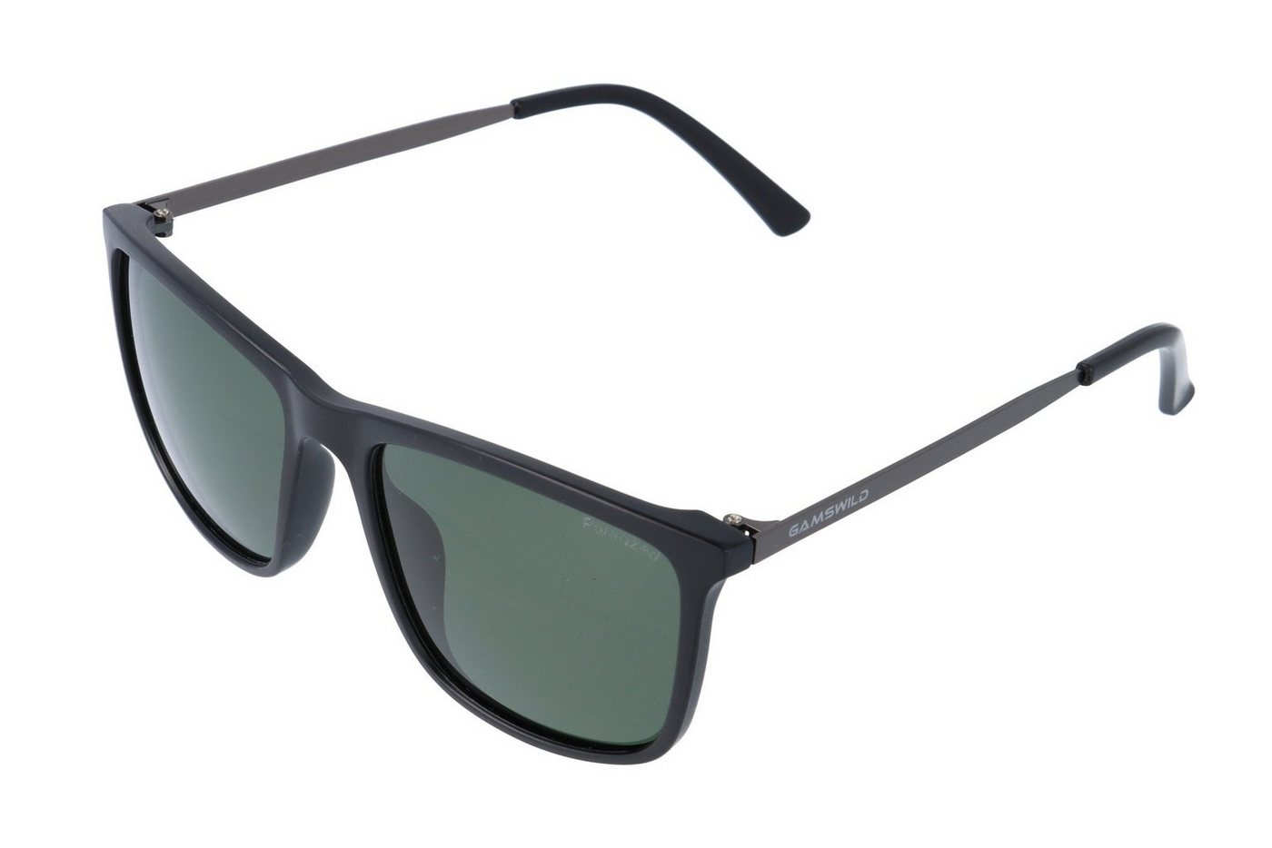 Gamswild Sonnenbrille UV400 GAMSSTYLE Modebrille super leicht/filigrane Metallbügel Damen Herren Modell WM6200 in braun, grün, schwarz-grau von Gamswild