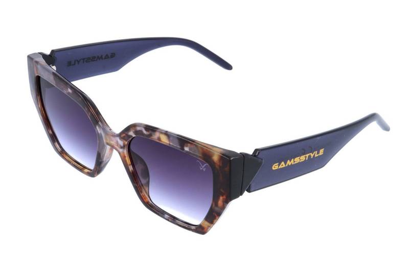 Gamswild Sonnenbrille UV400 GAMSSTYLE Modebrille Cateye getöntes Verlaufsglas Damen Modell WM6228 in braun, schwarz, blau, rot von Gamswild