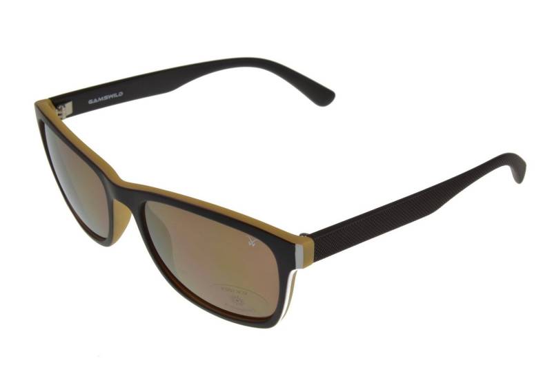 Gamswild Sonnenbrille UV400 GAMSSTYLE Modebrille Metallschaniere Damen Modell WM7428 in blau, beige, schwarz-G15 von Gamswild