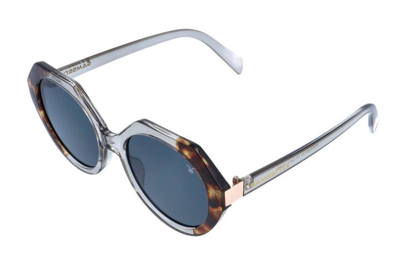 Gamswild Sonnenbrille UV400 GAMSSTYLE Modebrille Italien Style halbtransparente Fassung Damen Modell WM6328 in türkis, klar, schwarz von Gamswild