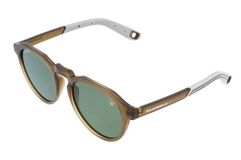 Gamswild Sonnenbrille UV400 GAMSSTYLE Sonnenbrille polarisierte Gläser Damen Herren Unisex Modell WM1034 in grün, grau & schwarz von Gamswild