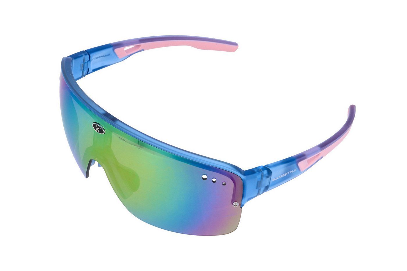 Gamswild Sonnenbrille UV400 Sonnenbrille Skibrille Fahrradbrille große Scheibe WS0038 Sportbrille TR90 rosa, blau, grün von Gamswild