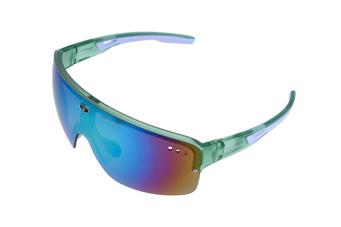 Gamswild Sonnenbrille UV400 Sonnenbrille Skibrille Fahrradbrille große Scheibe WS0038 Sportbrille TR90 rosa, blau, grün von Gamswild