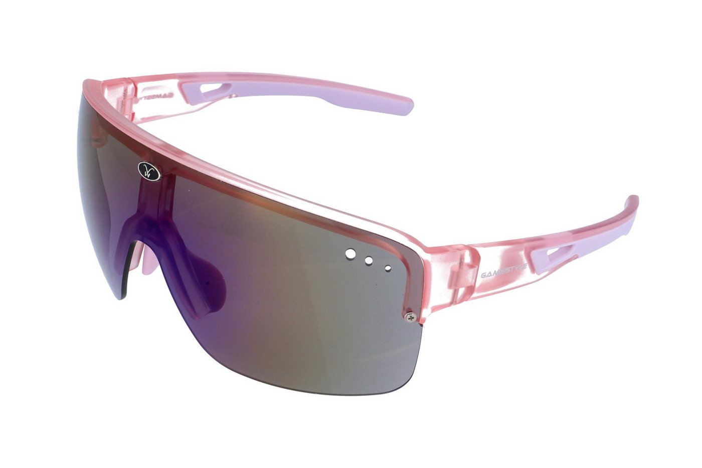 Gamswild Sonnenbrille UV400 Sonnenbrille Skibrille Fahrradbrille große Scheibe WS0038 Sportbrille TR90 rosa, blau, grün von Gamswild
