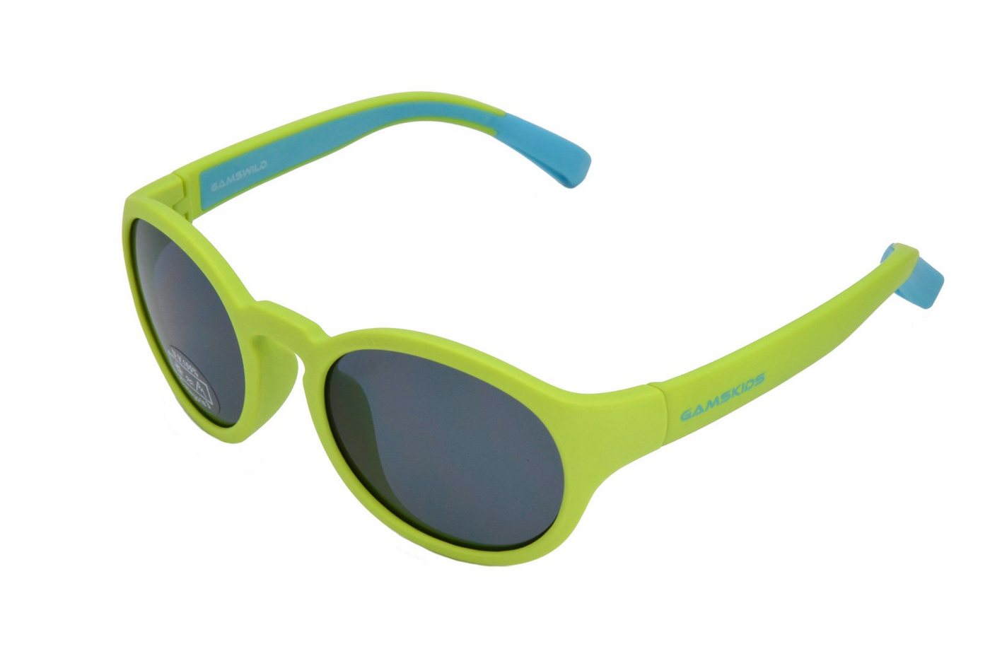 Gamswild Sonnenbrille UV400 GAMSKIDS Kinderbrille 5-10 Jahre Kleinkindbrille Mädchen Jungen kids Unisex Modell WK5417 in blau, grün, lila von Gamswild