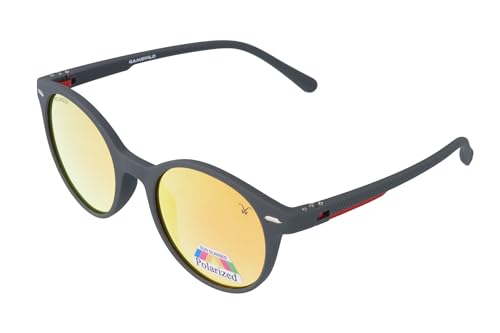 Gamswild Sonnenbrille WM3031 GAMSSTYLE Mode Brille Damen Herren Unisex Softtouch TR90 polarisiert | braun | blau | klar | lila | rot, Farbe: Rot von Gamswild