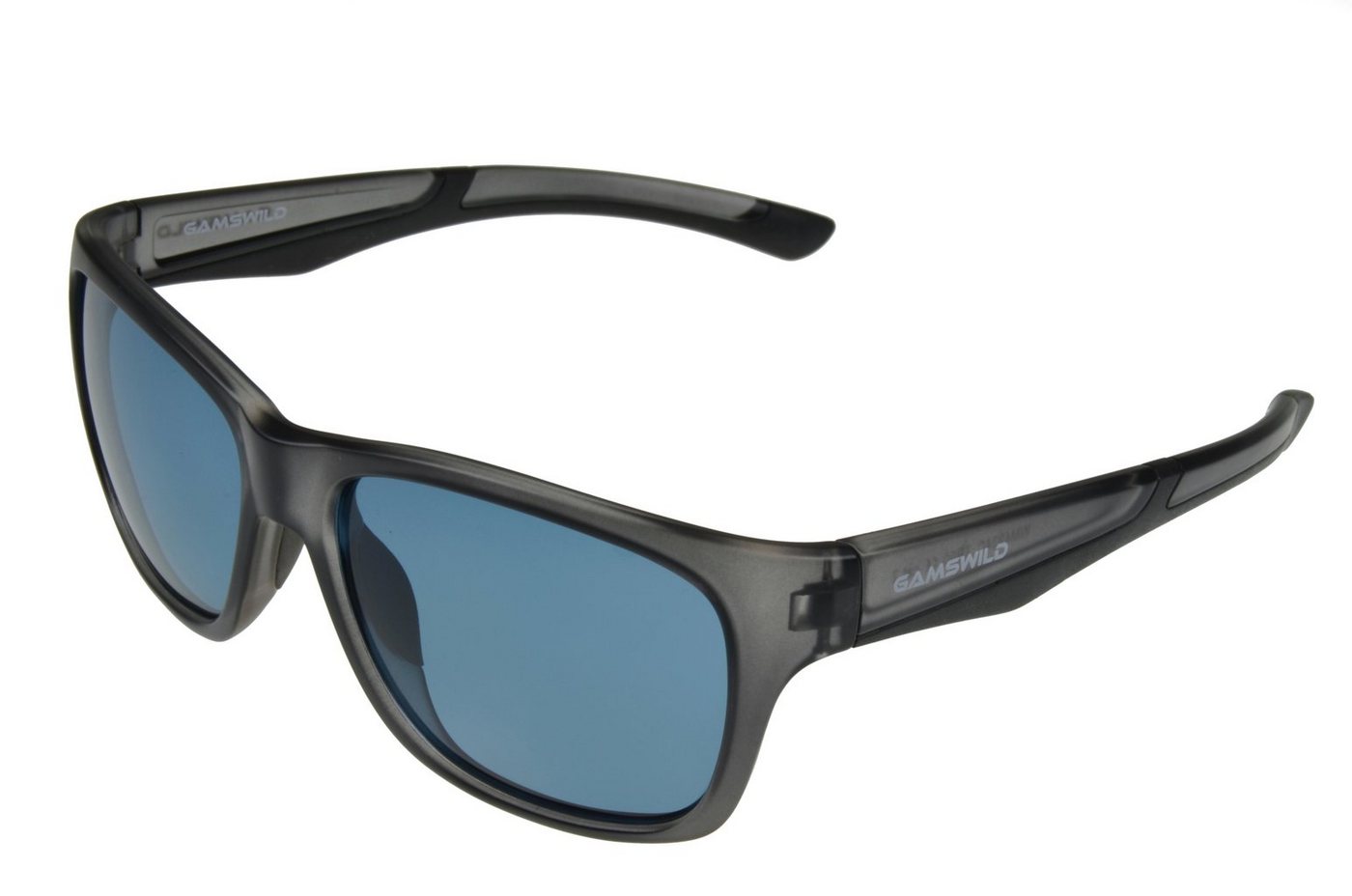 Gamswild Sonnenbrille UV400 GAMSSTYLE Modebrille TR90 Komfortbügel Damen Herren Unisex Modell WM4934 in, grün, schwarz-grün, blau/grau -transparent von Gamswild