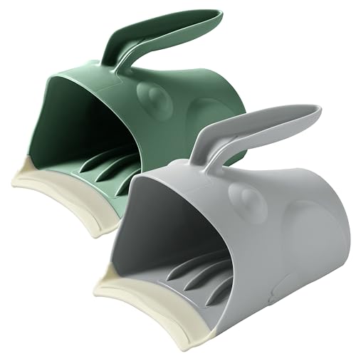 GanEn Bade-Spülbecher für Babys, niedliche Froschform, Baby-Badebecher, Haar-Shampoo-Spüler für Kleinkinder (Grün + Grau) von GanEn