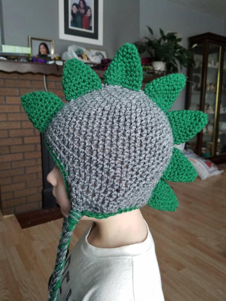 Dinosaurier-Hut. Handgemachte Dinosaurier-Hut. Handgemachte von GandlcreationsShop