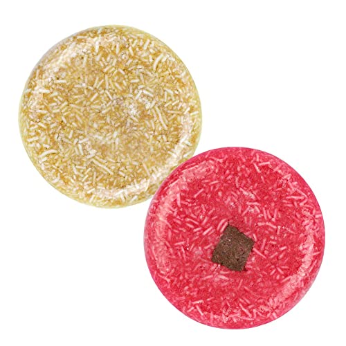 100% Vegan Shampoo Bar fürs Haar 2 Stücke Festes Shampoo Haarseife Naturkosmetik für Behandeltes Trockenes Geschädigtes Haar für Damen Herren (Zimt und Ingwer) von Ganepwns