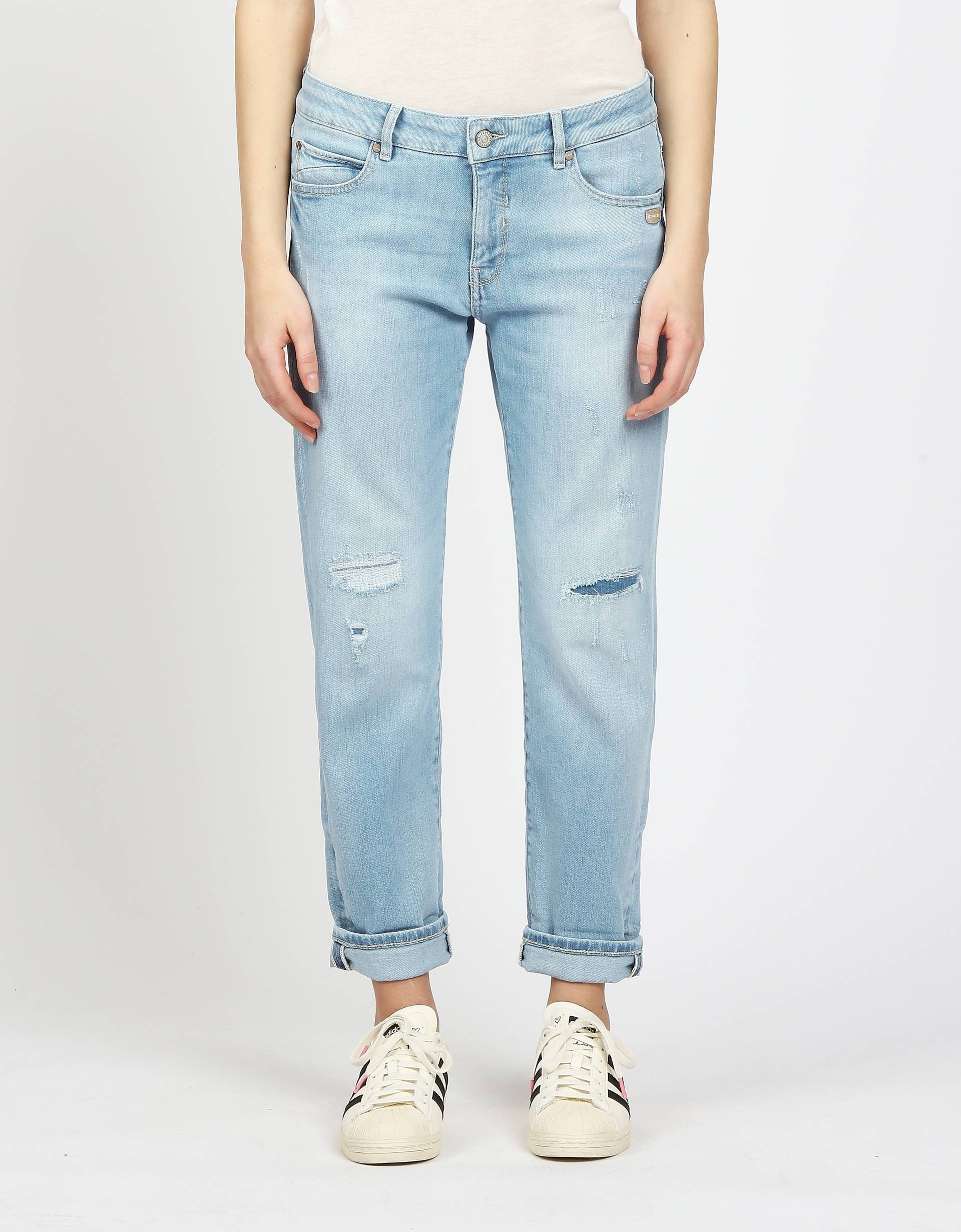 GANG Boyfriend-Jeans "94NADIA" 5-Pocket Style mit Reißverschluss und Knopf von Gang