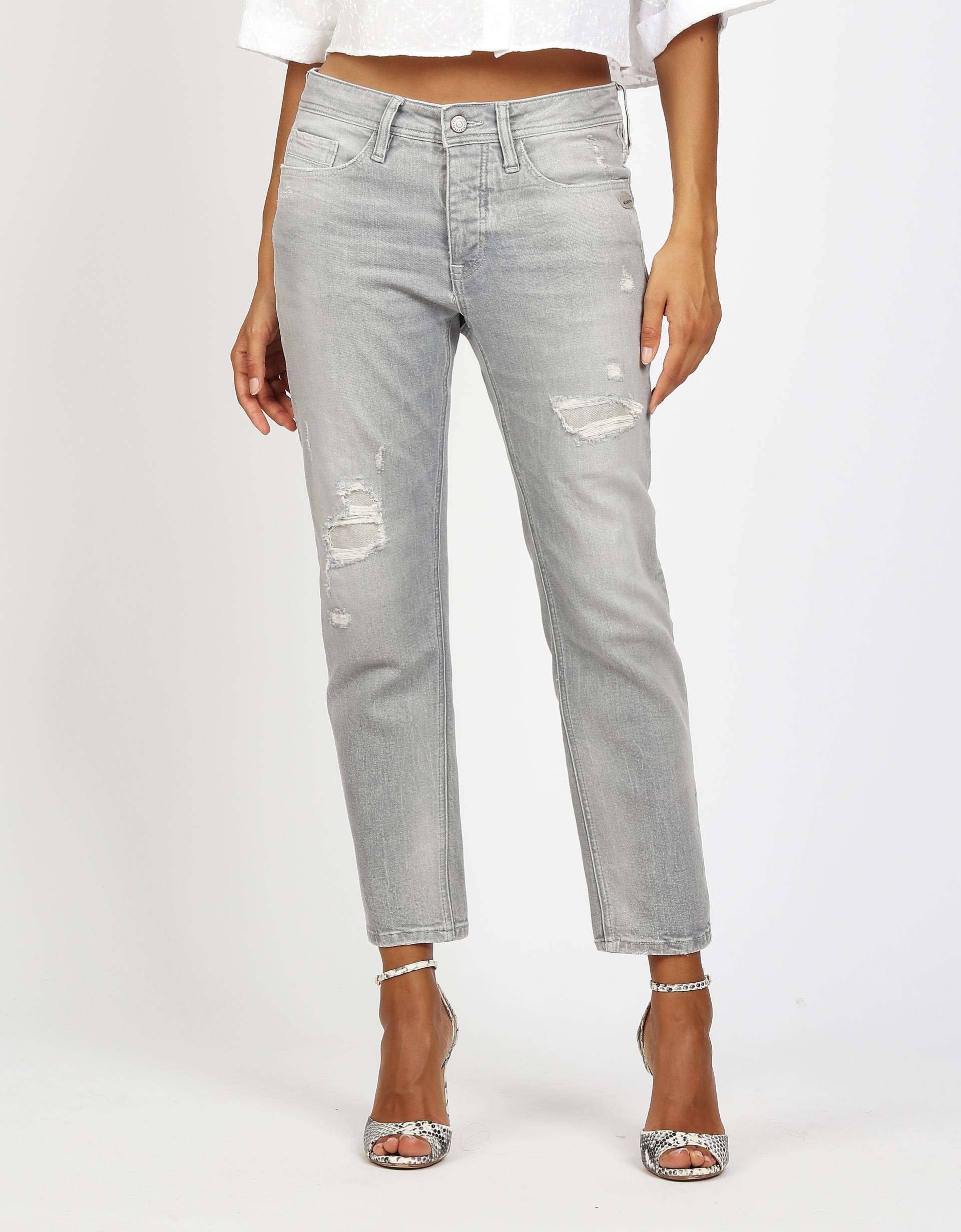GANG Boyfriend-Jeans "94NICA CROPPED" mit geraden und verkürzten Beinverlauf von Gang