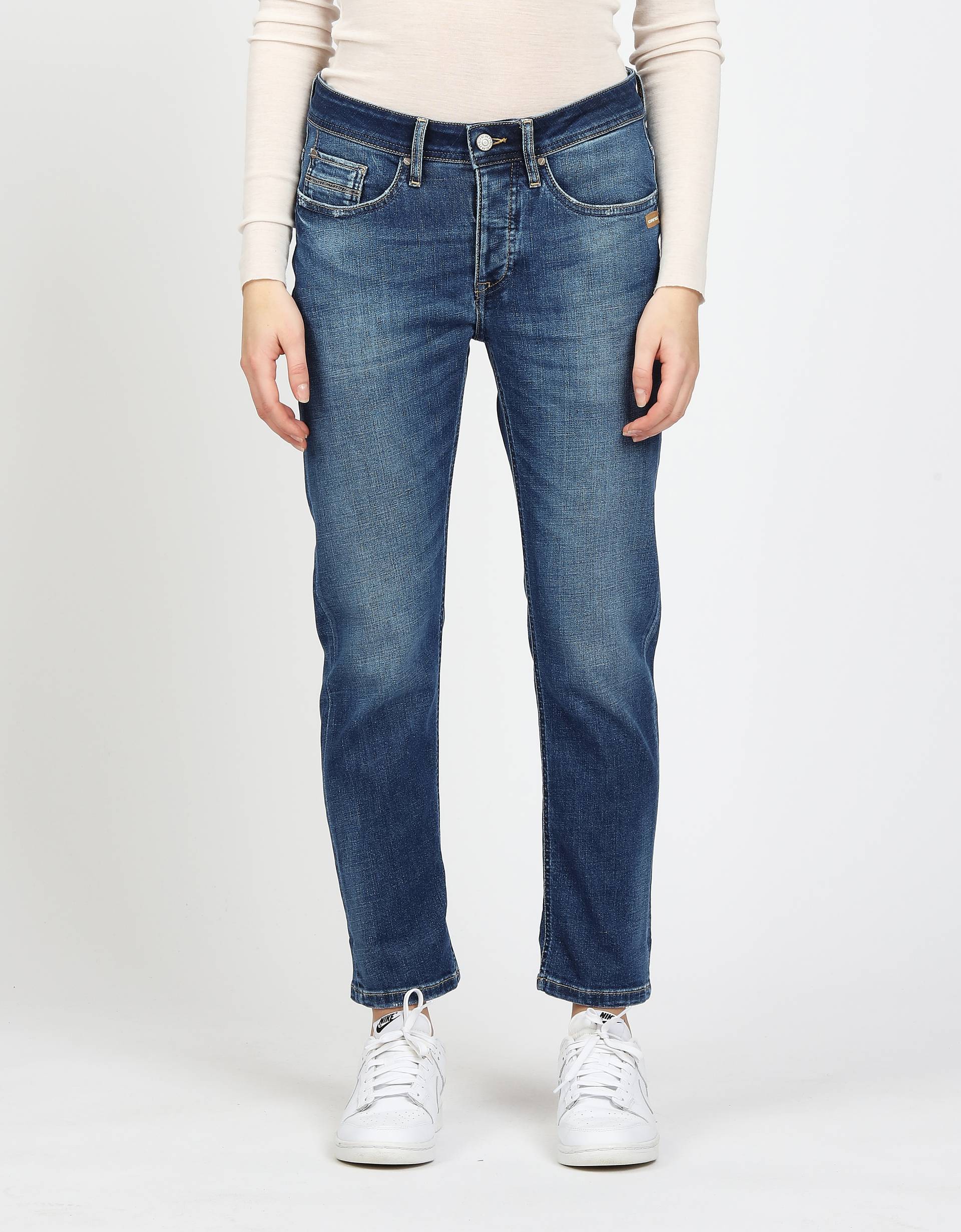 GANG Boyfriend-Jeans "94NICA CROPPED" mit geraden und verkürzten Beinverlauf von Gang