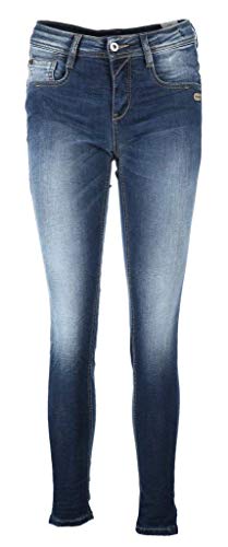 Gang Damen Amelie - meridien Denim Boyfriend Jeans, Blau (NO Square Wash 7736), 42 (Herstellergröße: 33) von Gang