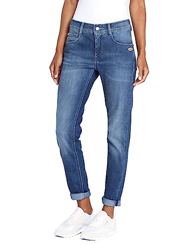 Gang Damen Jeans Amelie Relaxed Fit (as3, Waist, Numeric_26, Regular, Regular, 7934 Mid Blue) von Gang