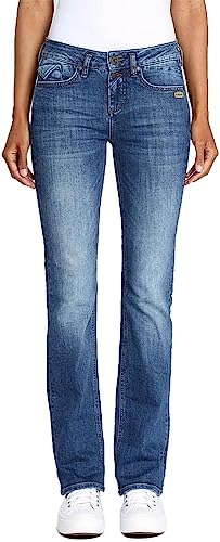 Gang Damen Jeans Elisa Bootcut (as3, Waist, Numeric_26, Regular, Regular, Mid Blue 7352) von Gang