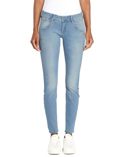 Gang Damen Jeans Nena Cropped Skinny (DE/NL/SE/PL, Bundweite, 31, Regular, Regular, 7037 Light Blue) von Gang