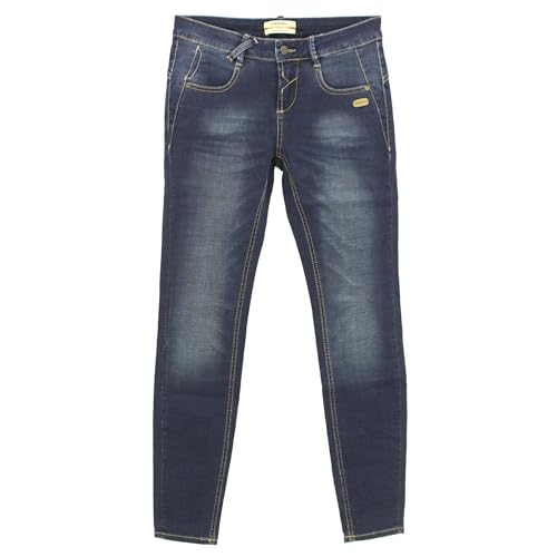 Gang, Nele, Damen Jeans Hose Stretchdenim Darkblue Used W 26 L 30 von Gang