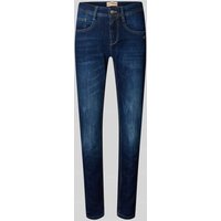 Gang Jeans mit Eingrifftaschen und Label-Detail Modell 'AMELIE' in Blau, Größe 27 von Gang