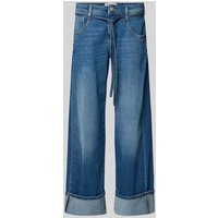 Gang Loose Fit Jeans mit Bindegürtel Modell 'CLAIRE' in Blau, Größe 26 von Gang