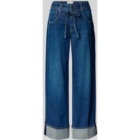 Gang Loose Fit Jeans mit Bindegürtel Modell 'CLAIRE' in Dunkelblau, Größe 31 von Gang