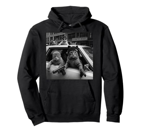 Lustiges Gangster-Katzen-T-Shirt für Männer und Frauen, Liebhaber, Katze, Straße, Grafik Pullover Hoodie Lustiges Gangster-Katzen-T-Shirt für Männer und Frauen, Liebhaber, Katze, Straße, Grafik Pullover Hoodie von Gangster Cats Co.
