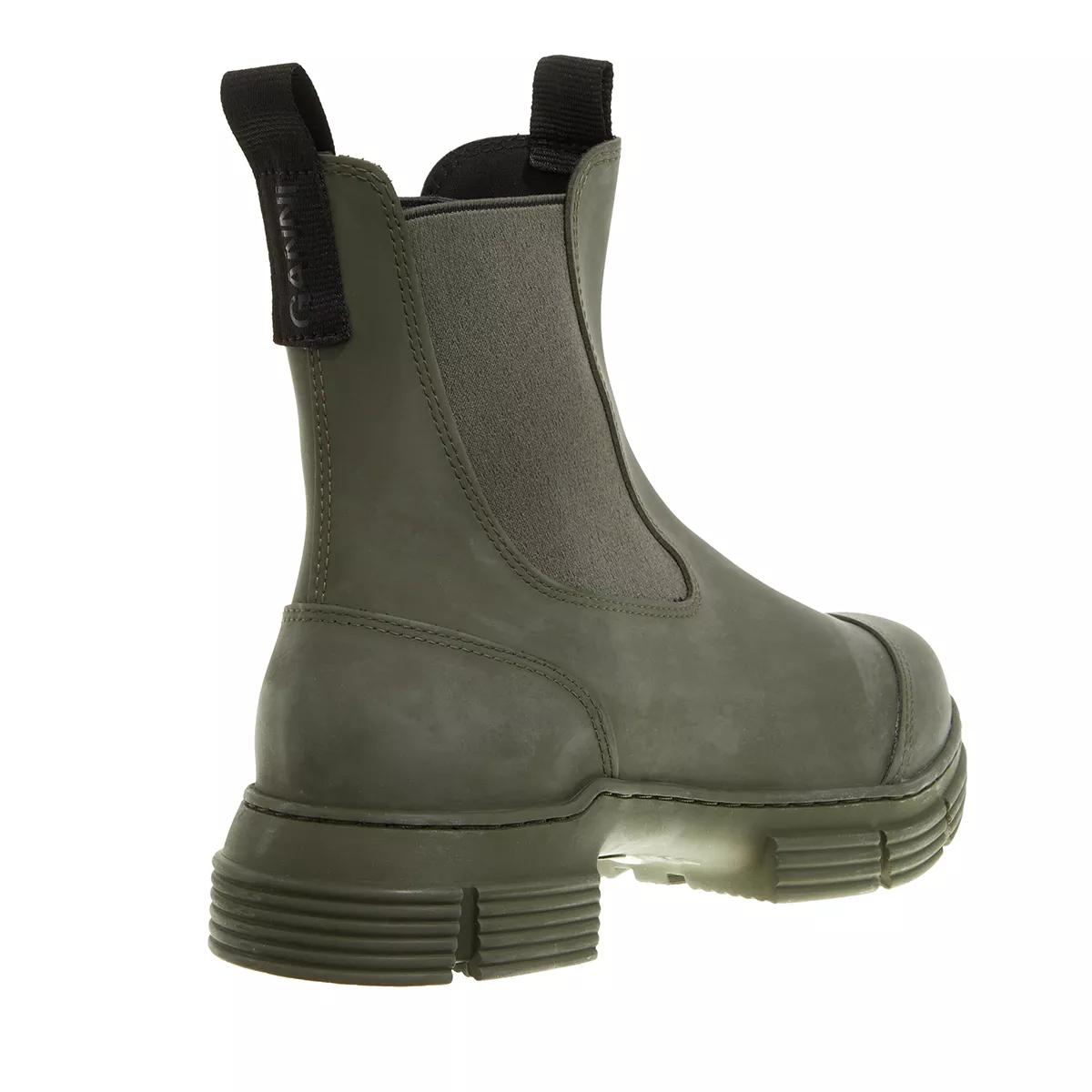 GANNI Boots & Stiefeletten - Recycled Rubber - Gr. 41 (EU) - in Grün - für Damen von Ganni
