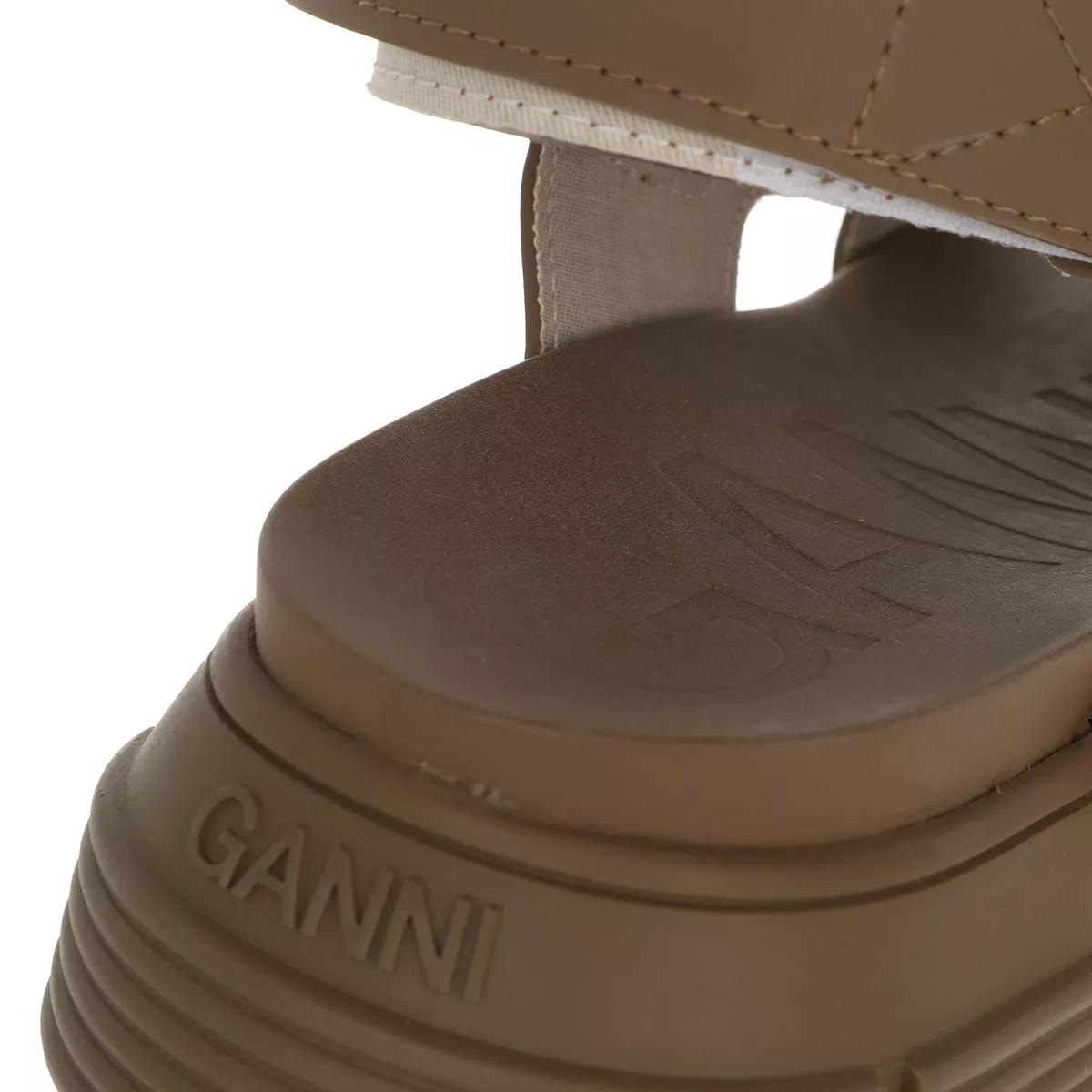 GANNI Sandalen & Sandaletten - Rubber Sandal - Gr. 36 (EU) - in Beige - für Damen von Ganni