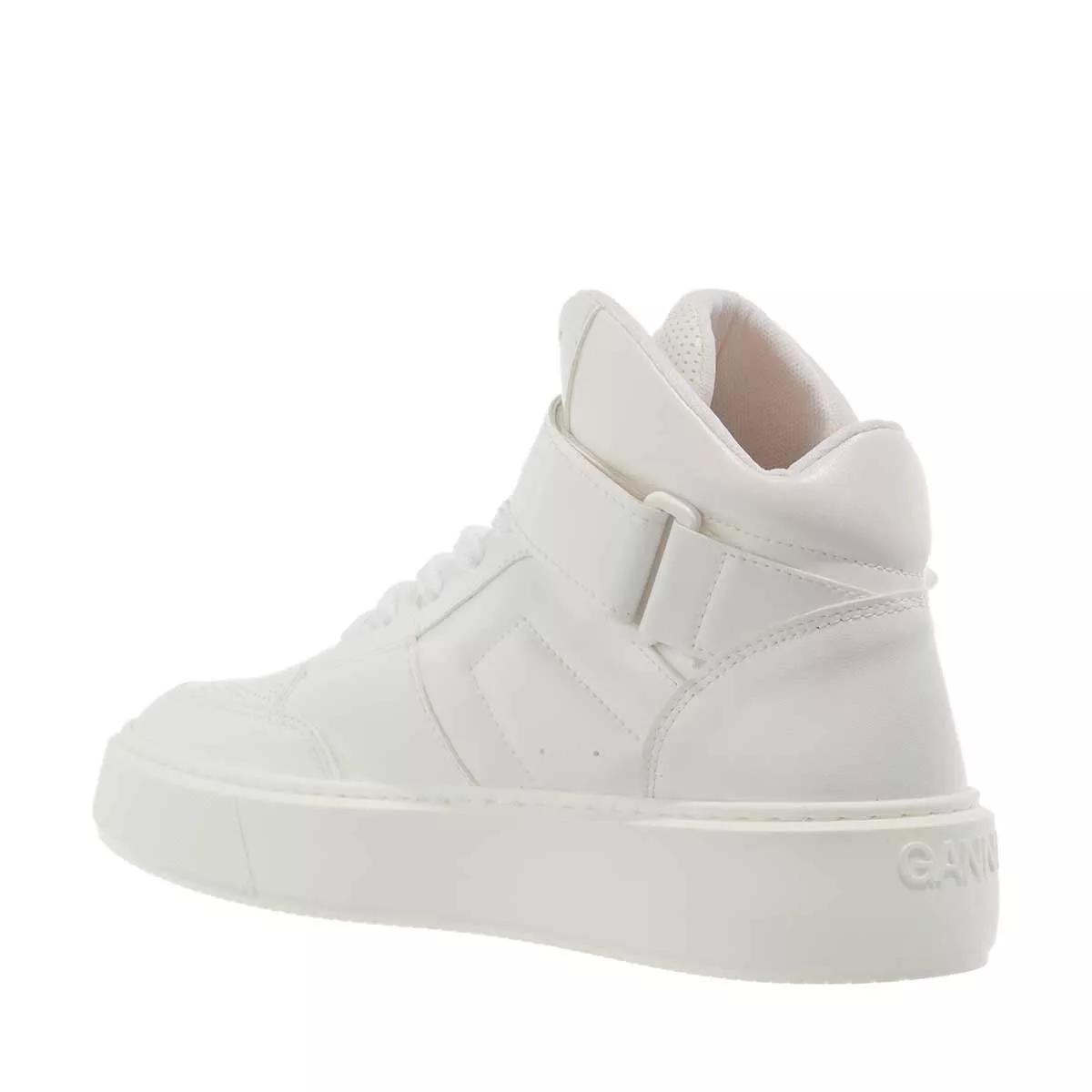 GANNI Sneakers - Sporty Mix Cupsole High Top Velcro Sneaker - Gr. 36 (EU) - in Weiß - für Damen von Ganni