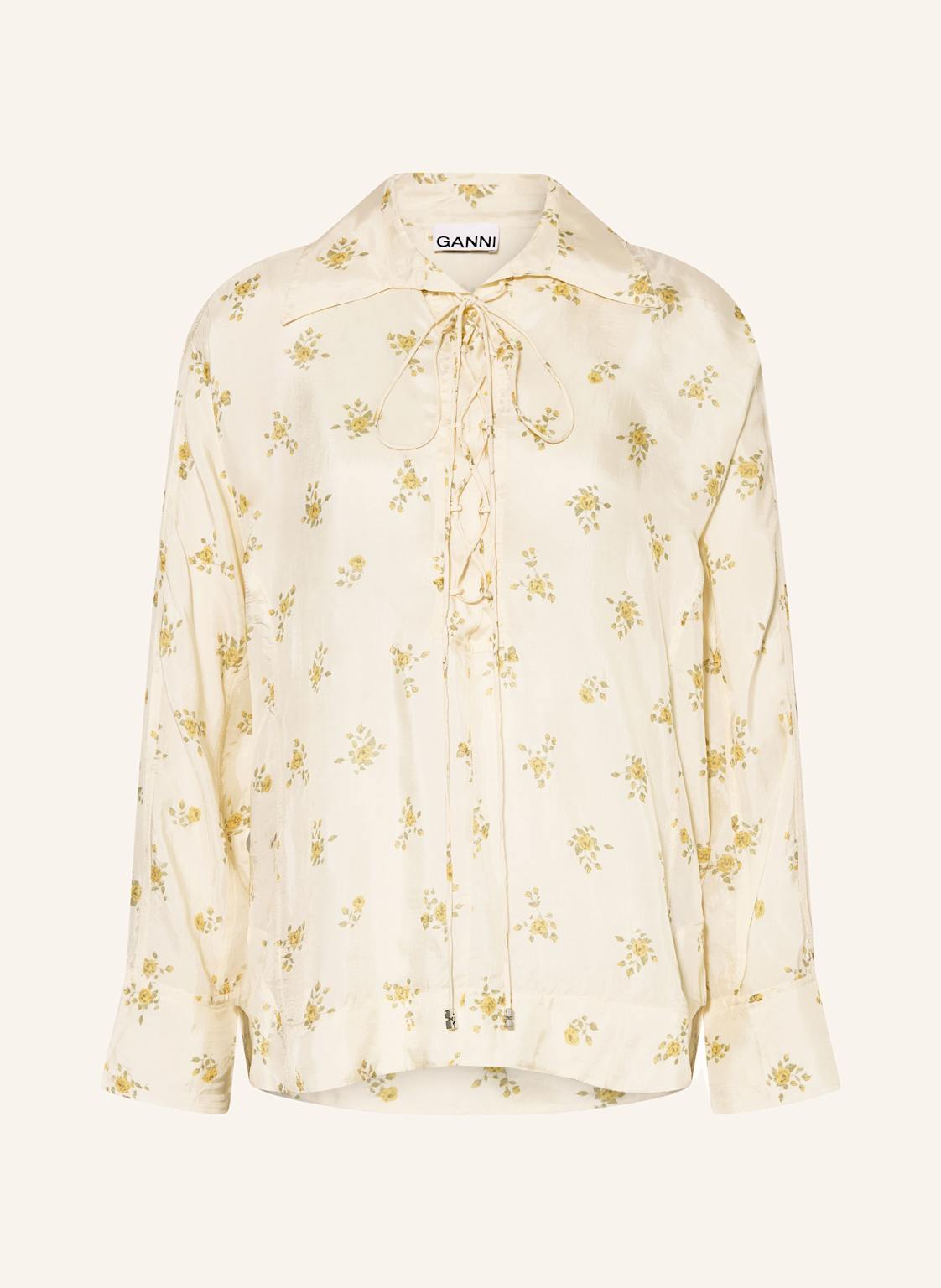 Ganni Blusenshirt weiss Ganni Blusenshirt weiss von Ganni