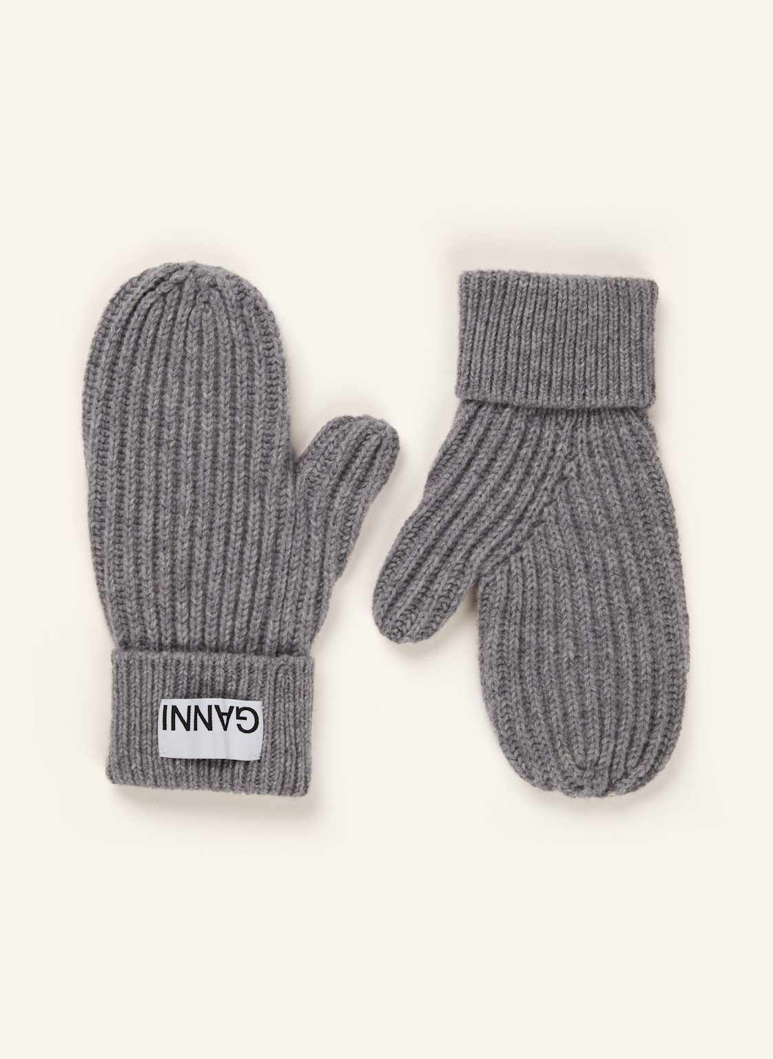 Ganni Handschuhe grau von Ganni
