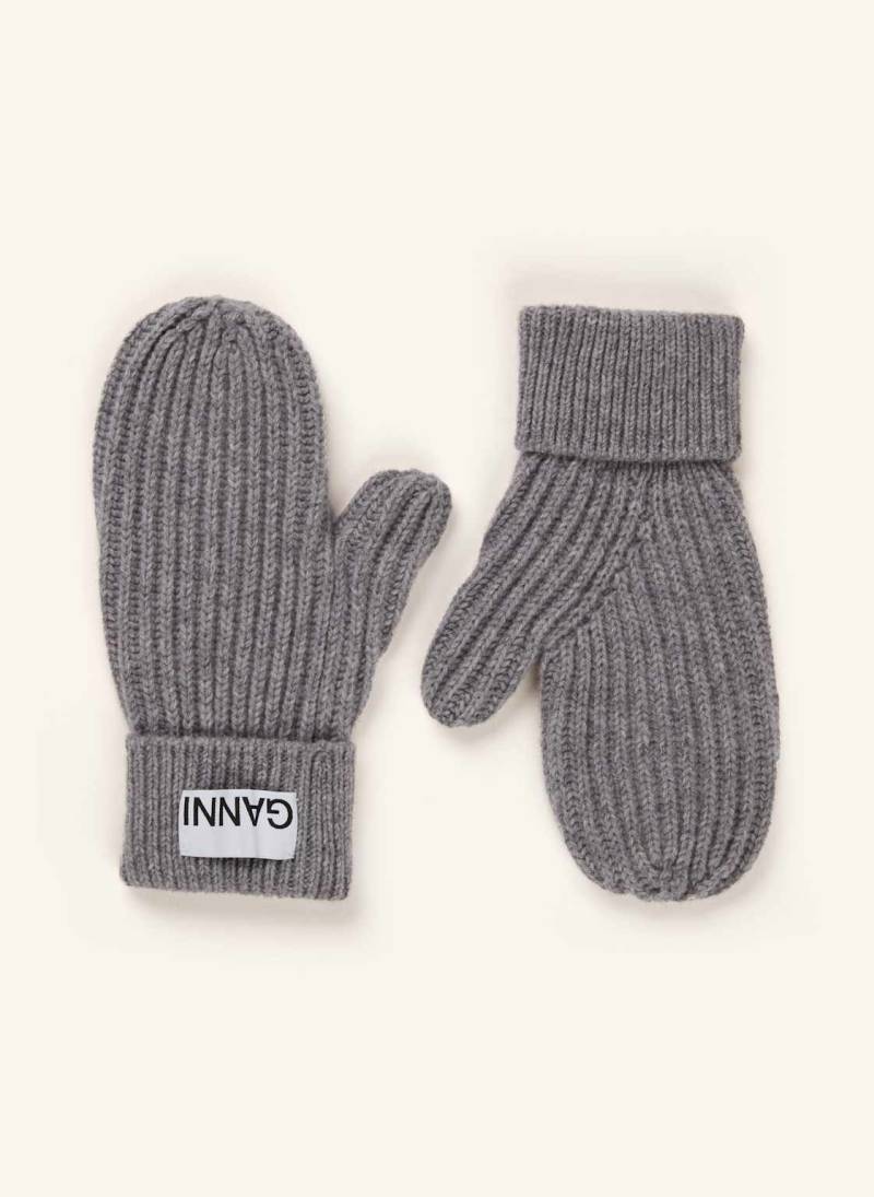 Ganni Handschuhe grau von Ganni