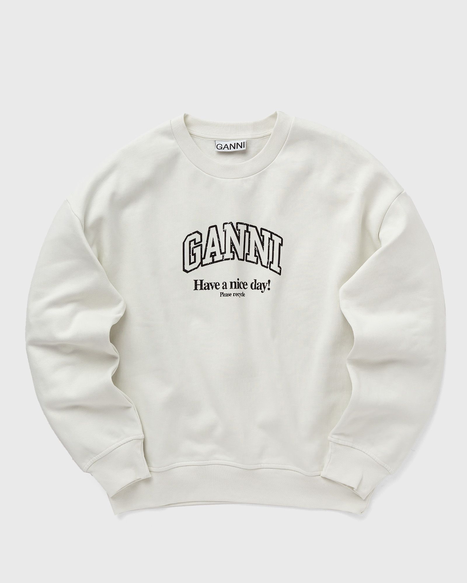 Ganni Isoli Ganni Oversized Sweatshirt women Sweatshirts beige in Größe:L/XL von Ganni