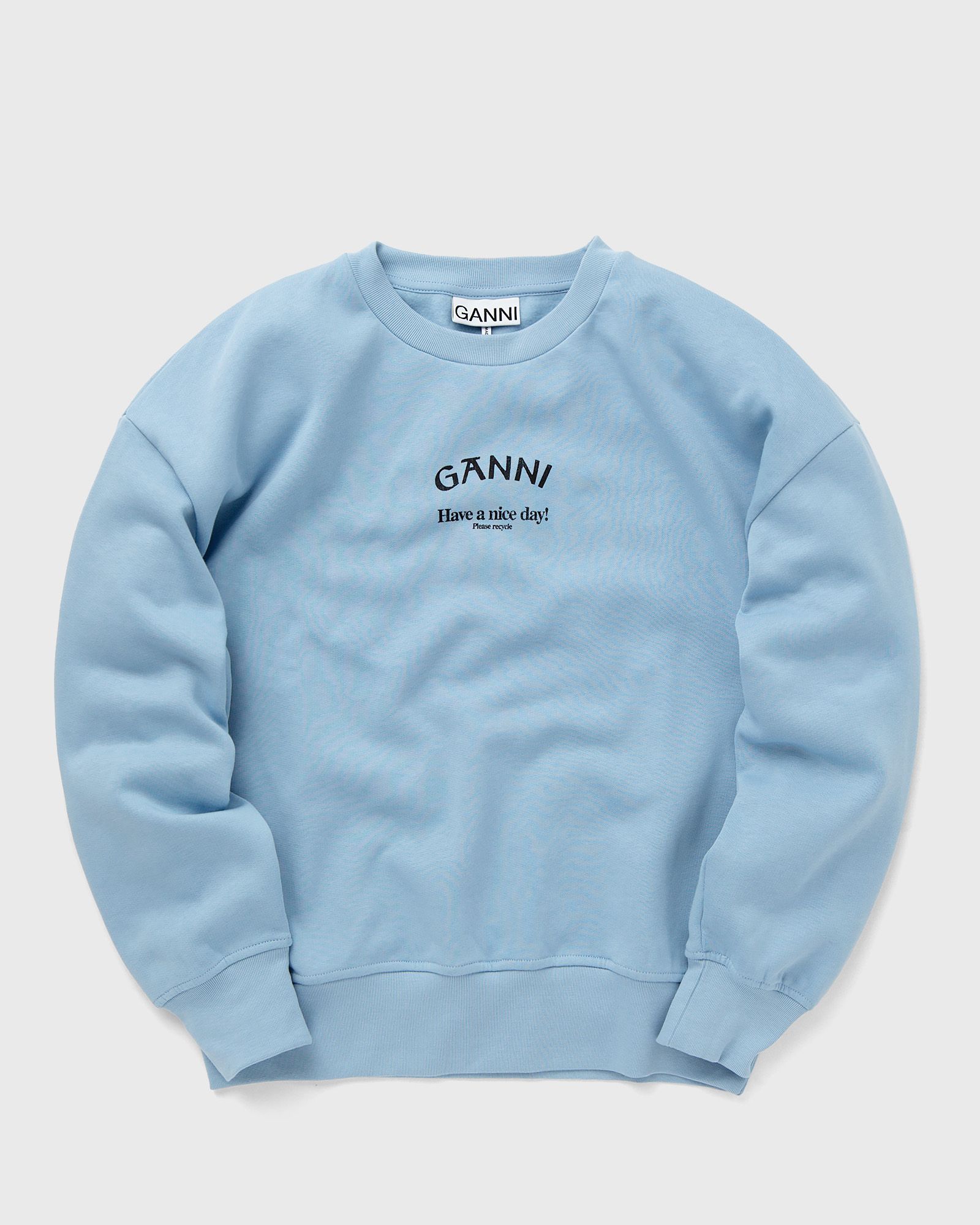 Ganni Isoli Oversized Sweatshirt women Sweatshirts blue in Größe:L/XL von Ganni