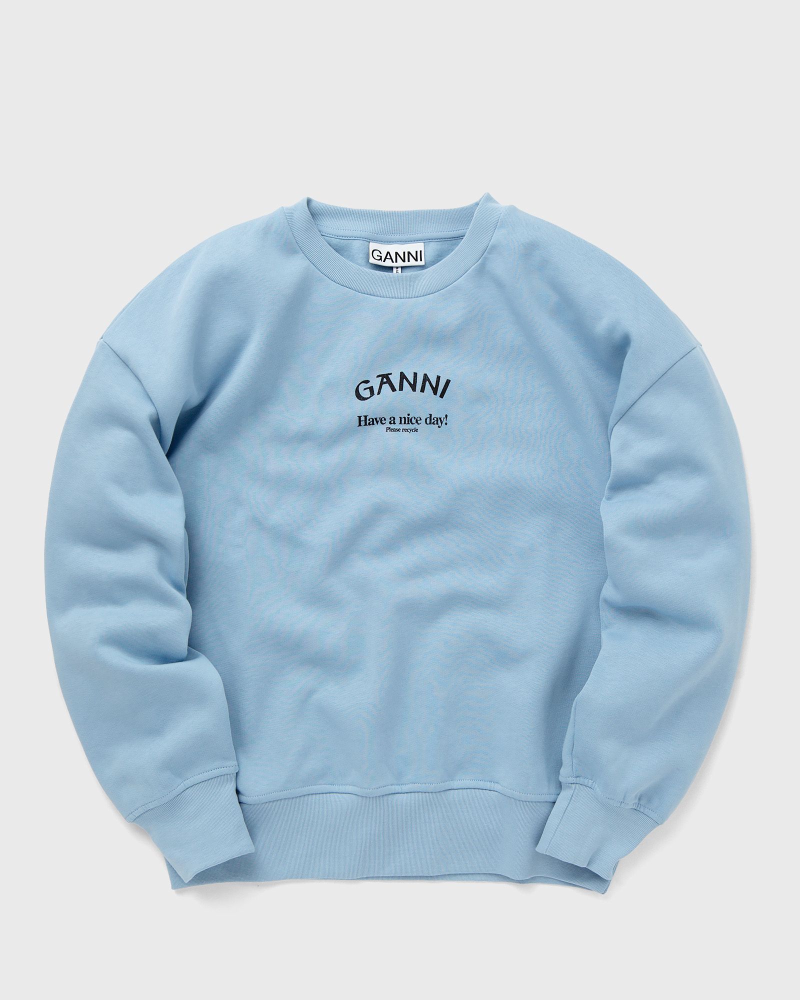 Ganni Isoli Oversized Sweatshirt women Sweatshirts blue in Größe:S/M von Ganni