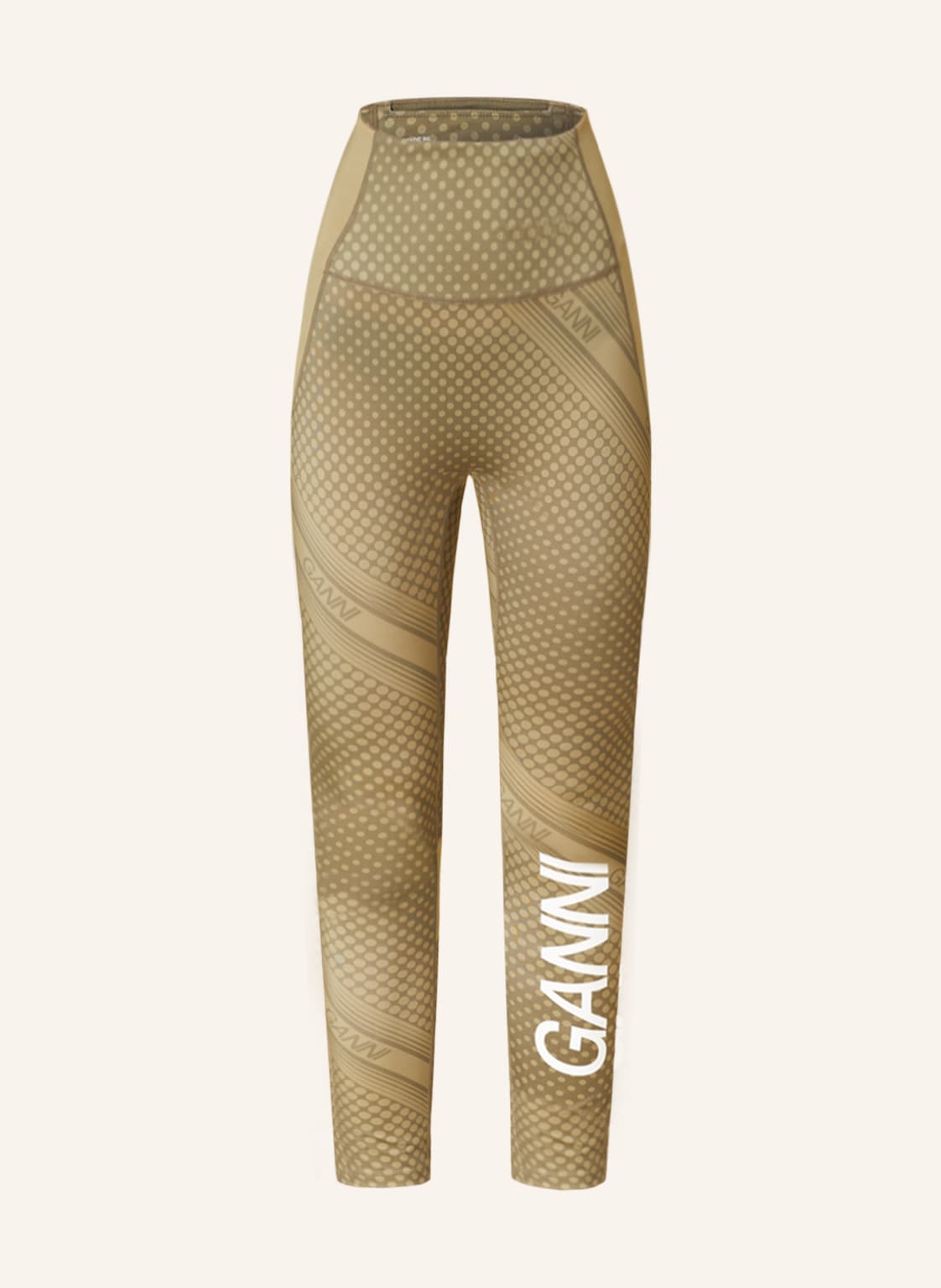 Ganni Leggings gruen von Ganni