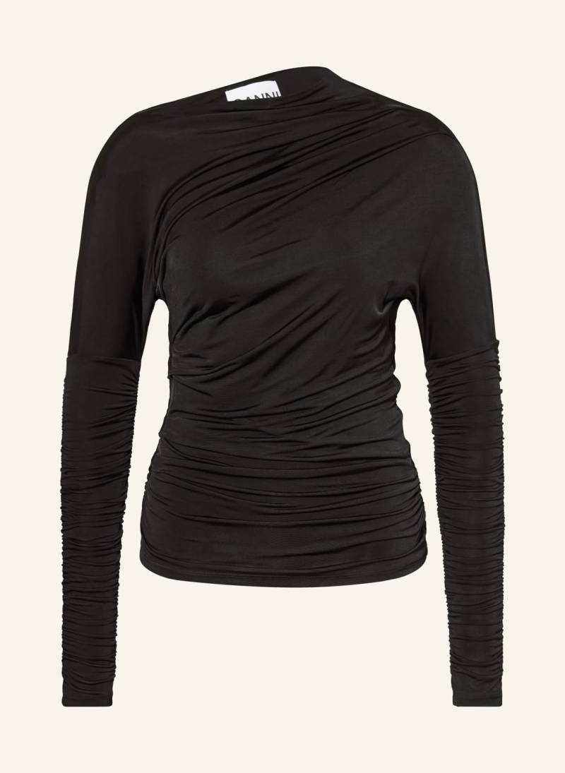 Ganni Longsleeve schwarz von Ganni