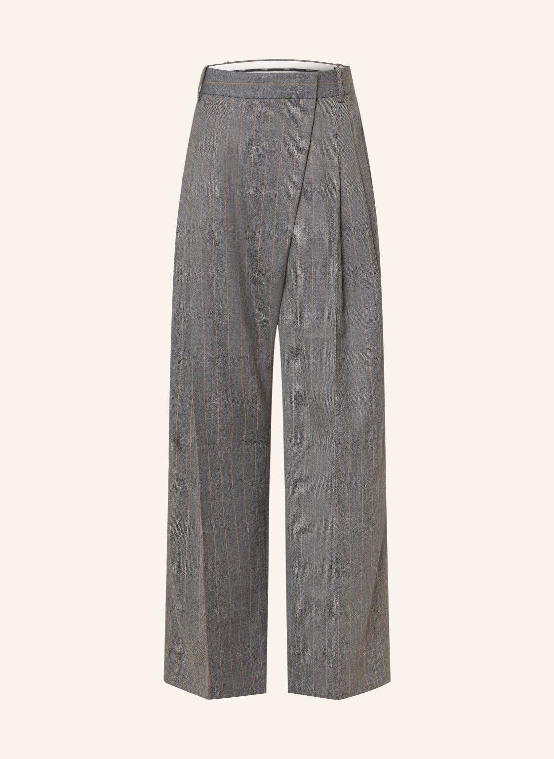 Ganni Marlenehose grau von Ganni