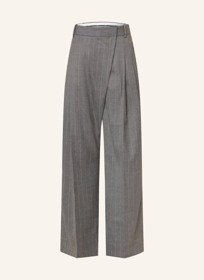 Ganni Marlenehose grau von Ganni