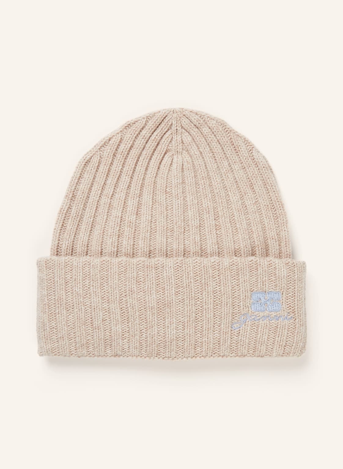 Ganni Mütze beige von Ganni